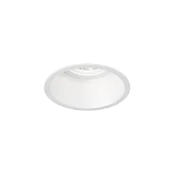LED Deckeneinbau-Strahler DEEPER IP44 1.0, IP44/20, 17V, 6/9W, CRi >90, starr, Clipfedern, 3000K 15°, mattweiß