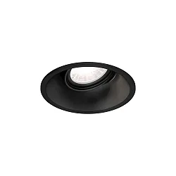 LED Recessed spot DEEP PETIT ADJUST 1.0, 350mA, 6W 2700K, CRi >90, with leaf springs, black