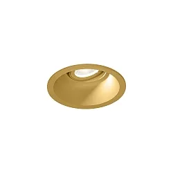 LED Recessed spot DEEP PETIT ADJUST 1.0, 350mA, 6W 1800-2850K, CRi >95, with standard springs, gold