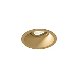 ceiling recessed luminaire DEEP ADJUST PETIT 1.0 Dim-To-Warm, with leaf springs, cardanic swivelling IP20, champagner dimmable