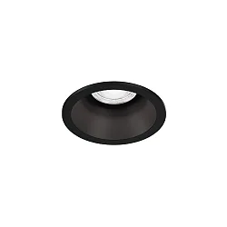 ceiling recessed luminaire DEEP PETIT IP65 1.0 - LED rigid, current constant IP65, black matt dimmable
