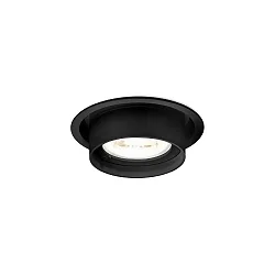 Halb-Einbaustrahler RINI SNEAK IP44 1.0 - PAR16, IP44, GU10 max. 12W, Clipfedern, starr, Schwarz