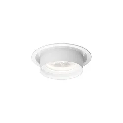 LED Halbeinbau-Strahler RINI SNEAK 1.0, IP44/20, 17V, 6/9W, CRi >90, starr, Clipfedern, 2700K 15°, weiß