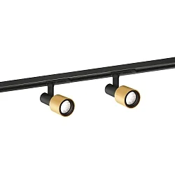 LED 1-phase track spot SARA 1.0, 8W 2700K, dimmable, black gold