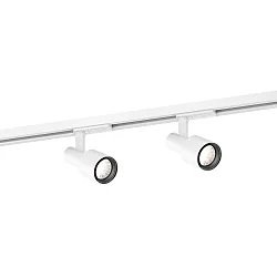 LED 1-phase track spot SARA 1.0, 8W 2700K, dimmable, white