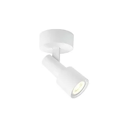 Wall /Ceiling luminaire SARA 1.1 PAR16, GU10 max. 12W, rotatable/swivelling, white