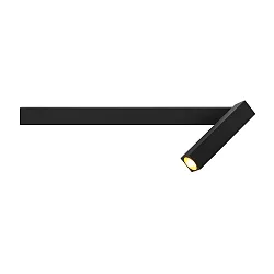 LED Wandleuchte MICK WALL 1.0, 1-flammig, 33cm, 7W 2700K, CRi >90, dimmbar, schwarz-gold