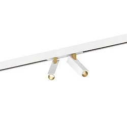 LED Track spot MICK ON TRACK 2.0 for STREX SYSTEM 48V, 19W 3000K, CRi >90, white gold
