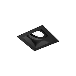 LED Deckeneinbauleuchte PLANO PETIT 1.0, IP20, 1-flammig, 350mA, CRi >90, kardanisch, Clipfedern, 3000K 15°, mattschwarz