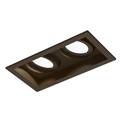 LED Recessed spot PLANO PETIT ADJUSTABLE 6.0, 350mA, 2x 6W 3000K, CRi >90, bronze