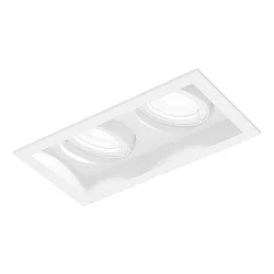 LED Recessed spot PLANO PETIT ADJUSTABLE 6.0, 350mA, 2x 6W 3000K, CRi >90, white