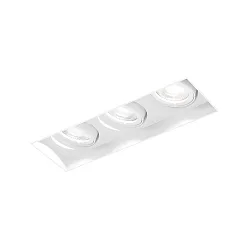 LED Einbaustrahler STRANGE PETIT TRIMLESS 3.0, IP20, 350mA, CRi >90, kardanisch, Clipfedern, 18W 3000K 56°, mattweiß