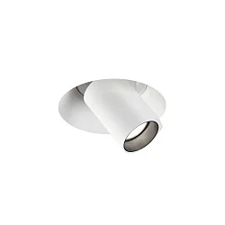 LED Einbaustrahler BLIEK PETIT TRIMLESS CEILING REC 1.0 LED, 1-flammig, 2000-3000K 6W 16V CRI90, dreh-/schwenkbar, weiß matt