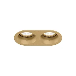 LED Einbaustrahler DEEP BIJOU CEILING REC 2.0 LED, 2-flammig, 2700K M 2x5W 250mA 34V CRI90, champagner