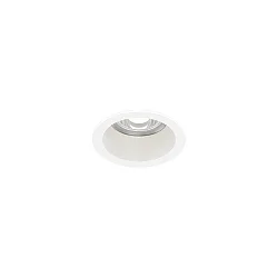 downlight DEEP BIJOU IP65 1.0 rigid, with leaf springs IP65, mat, traffic white dimmable