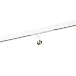 LED Schienenstrahler CENO 1.0 ON STREX 48V TRACK, CRi >90, UGR <16, kardanisch, DALI dimmbar, 7W 3000K 31°, mattweiß