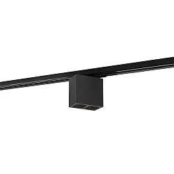 1-phase spot PIRRO SPOT ON TRACK 2.0 2 flames, incl. 1-phase adapter IP20, black matt dimmable