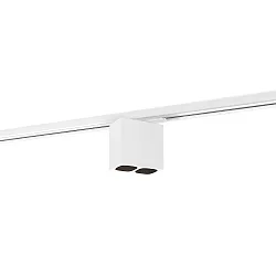 1-phase spot PIRRO SPOT ON TRACK 2.0 2 flames, incl. 1-phase adapter IP20, black matt, white matt dimmable