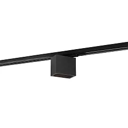 1-phase spot PIRRO OPAL ON TRACK 2.0 incl. 1-phase adapter IP20, black matt dimmable