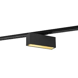 1-phase spot PIRRO OPAL ON TRACK 4.0 incl. 1-phase adapter IP20, gold, black matt dimmable