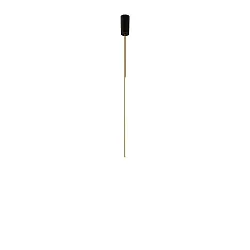 LED Deckenleuchte FINLIN CEILING SURFACE 1.0 LED 3000K CH 6W 220-240VAC DIM , IP20, schwarz matt, champagner