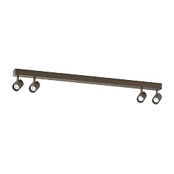 LED Spot CENO 4.0, 4 flames, 3000K, CRi >90, rotatable/swivelling, dimmable, bronze
