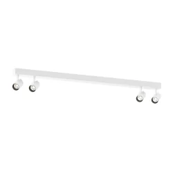 LED Aufbaustrahler CENO 4.0, IP20, 4-flammig, lange Basis, 30W 2700K 2040lm 31°, CRi >90, kardanisch, dimmbar, weiß
