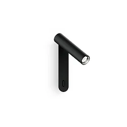 LED Wandstrahler MATCH SNOOZE WALL SURF 1.0 LED Leseleuchte, 1-flammig, 2700K 5W  incl. switch on/ off, IP20, schwarz matt