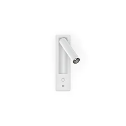 LED Waneinbaustrahler MATCH SEMI RECESSED SNOOZE 1.0, 4W, 2700K, 240lm, IP20, weiß