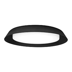 LED Wand-/Deckenleuchte TOWNA 2.0, IP44, Ø 46.1cm, 3000K, dimmbar, schwarz