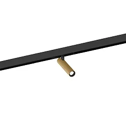 track spot MATCH ON STREX 1.0 with adapter IP20, champagner, black matt 
