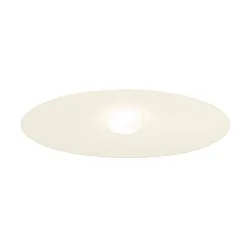 LED Deckenleuchte CLEA 3.0, direkt-indirekt, Ø 70cm, CRi >90, dimmbar, Opalglas / Aluminium, 15W 3000K, Live Simple