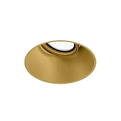 LED Einbaustrahler DEEP ADJUST TRIMLESS 1.0, IP20, 17V, 6/9W, CRi >90, kardanisch, Clipfedern, 2700K 15°, gold