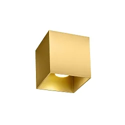 LED Deckenleuchte BOX CEILING SURFACE 1.0, IP20, 1-flammig, 8W 2700K, CRi >90, dimmbar, gold