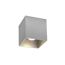 LED Deckenleuchte BOX CEILING SURFACE 1.0, IP20, 1-flammig, 8W 2700K, DALI dimmbar, alu gebürstet