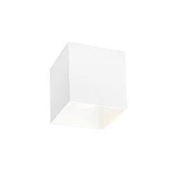 LED Deckenleuchte BOX CEILING SURFACE 1.0, IP20, 1-flammig, 8W 3000K, DALI dimmbar, weiß matt