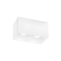 LED Deckenleuchte BOX CEILING SURFACE 2.0, IP20, 2-flammig, 16W 2700K, CRi >90, dim2warm, weiß matt