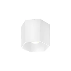 LED Deckenleuchte HEXO CEILING SURFACE 1.0, IP20, 1-flammig, 8W 2700K, CRi >90, dim2warm, weiß matt