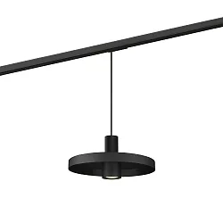 1-phase pendant luminaire ODREY ON TRACK 1.2 incl. 1-phase adapter GU10 IP20, black matt