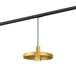 1-phase pendant luminaire ODREY ON TRACK 1.2 incl. 1-phase adapter GU10 IP20, gold