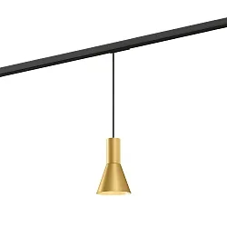 1-phase pendant luminaire ODREY ON TRACK 1.3 incl. 1-phase adapter GU10 IP20, gold