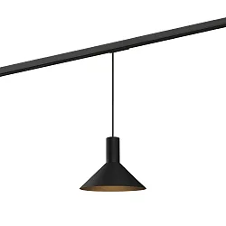 1-phase pendant luminaire ODREY ON TRACK 1.6 incl. 1-phase adapter GU10 IP20, black matt
