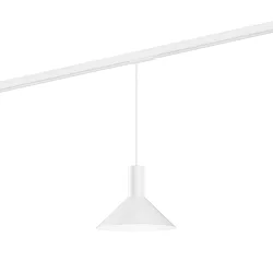1-phase pendant luminaire ODREY ON TRACK 1.6 incl. 1-phase adapter GU10 IP20, white matt