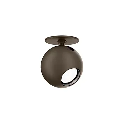 LED Halbeinbau-Strahler LECA 1.0, IP20, Ø 3.2cm, 350mA, 6W 2700K 585lm 31°, CRi >90, kardanisch, Clipfedern, bronze