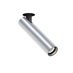 LED Halbeinbaustrahler MATCH TRIMLESS 1.0, 8,1W, IP20, schwenkbar, 2700K, 525lm, schwarz/alu