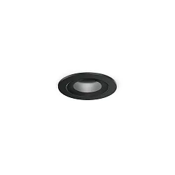 LED Einbaustrahler MATCH POINT IP44 CEILING REC 1.0 LED 2700K B 5W 250mA 18V CRI90, schwarz matt