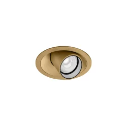 LED Einbaustrahler QITO CEILING 1.0, IP20, 250mA (exkl. BG), 5W 3000K 440lm 31°, CRi>90, kardanisch, Champagner