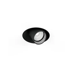 LED Einbaustrahler QITO CEILING TRIMLESS 1.0, IP20, 250mA (exkl. BG), 5W 3000K 440lm 31°, CRi>90, kardanisch, mattschwarz