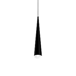 LED Pendant luminaire CONE 1.0, 8W 2700K 480lm 36°, CRi >90, dimmable, black