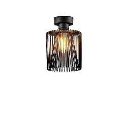 Deckenleuchte WIRO 1.8 WIRO CEILING SURF E27 B max. 25W T30-225 220-240VAC, schwarz